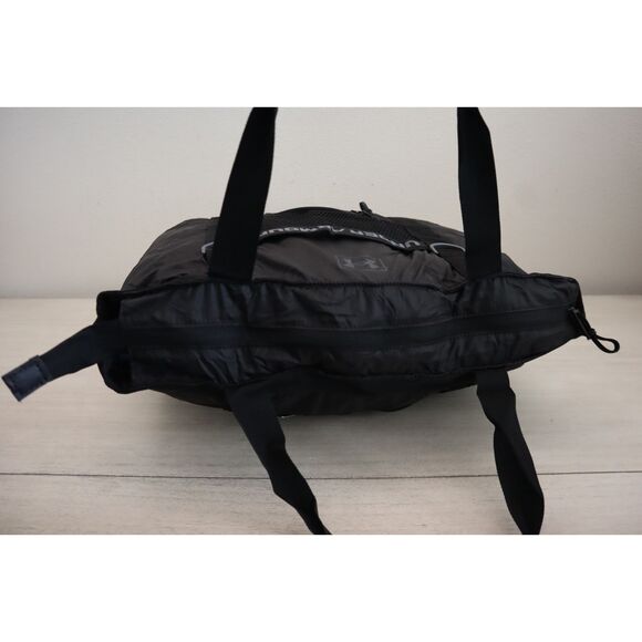 Under Armour 1381908-001 OSFM Black/Metallic Gun Metal Studio Packable Tote Bag - Picture 11 of 11
